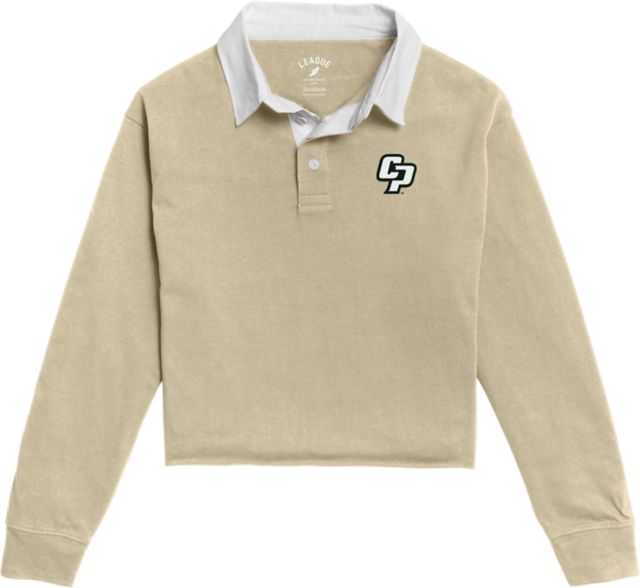 Cal Poly Women's Authentic 1991 Long Sleeve Collared Cutoff Shirt - ONLINE ONLY