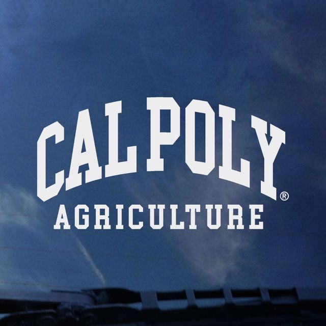 Cal Poly School of Agriculture Decal