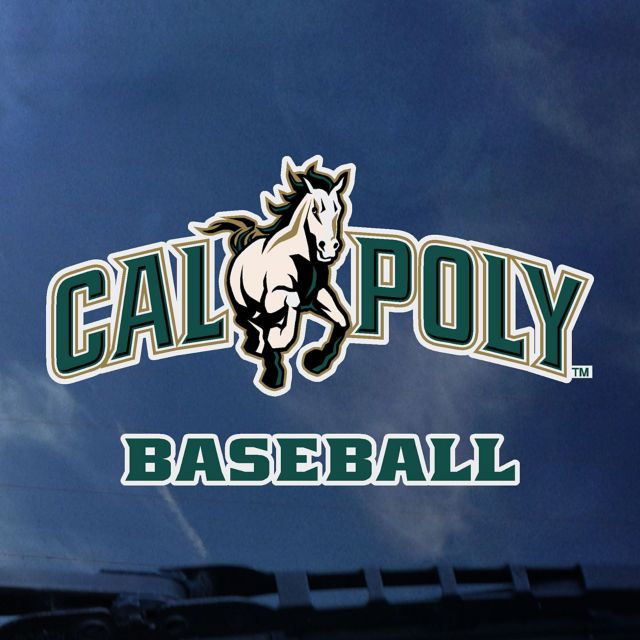 Cal Poly Baseball Decal