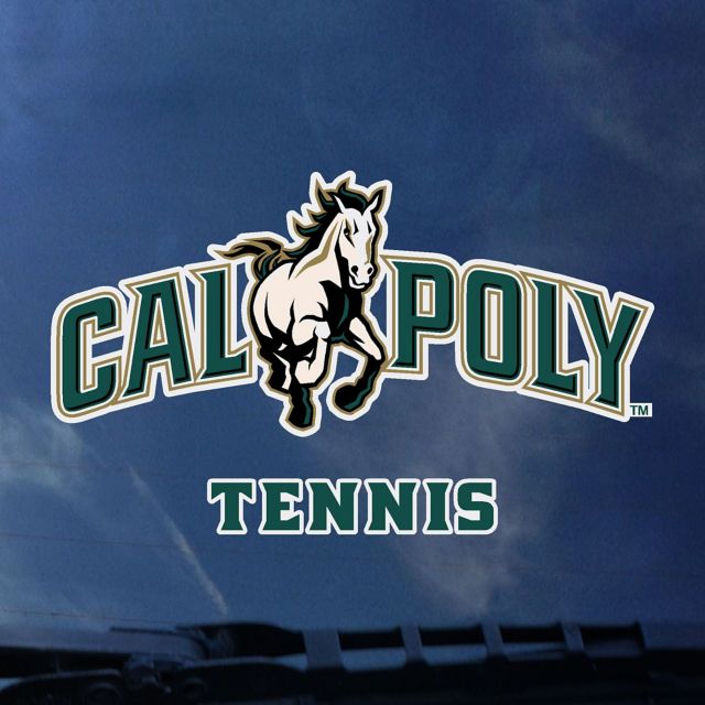 Cal Poly Tennis Decal