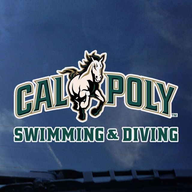 Cal Poly Swimming & Diving Decal