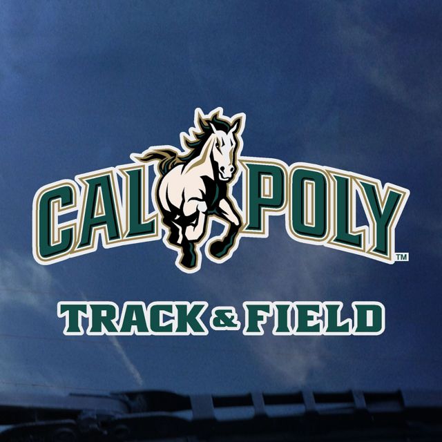 Cal Poly Track and Field Decal