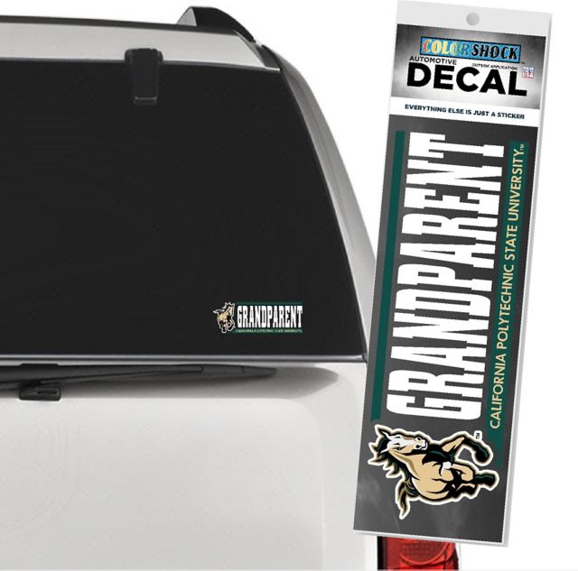 Cal Poly Mustangs Grandparent Decal
