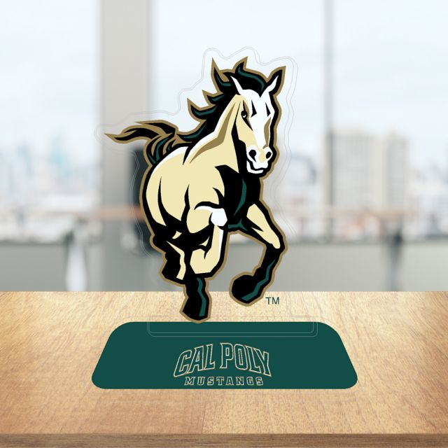 Cal Poly Mustangs Mini Acrylic Stand