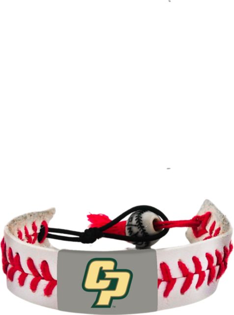 Cal Poly Baseball Seam Bracelet