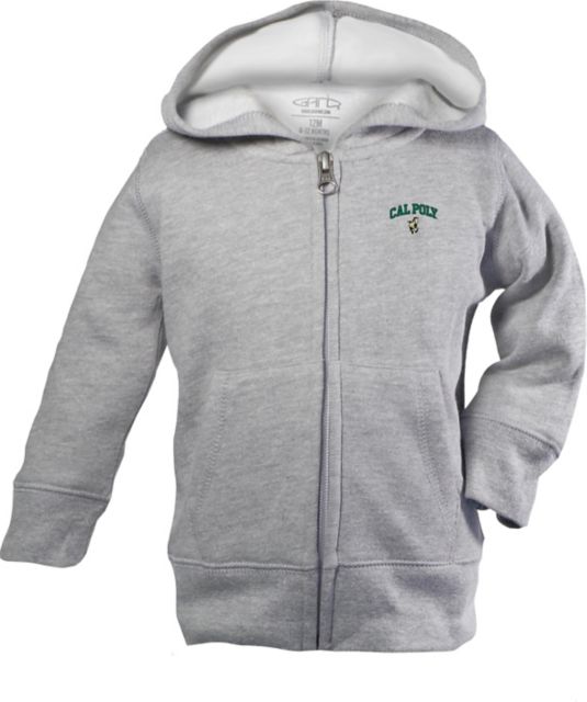 Cal Poly Mustangs Infant Henry Unisex Full Zip Hood