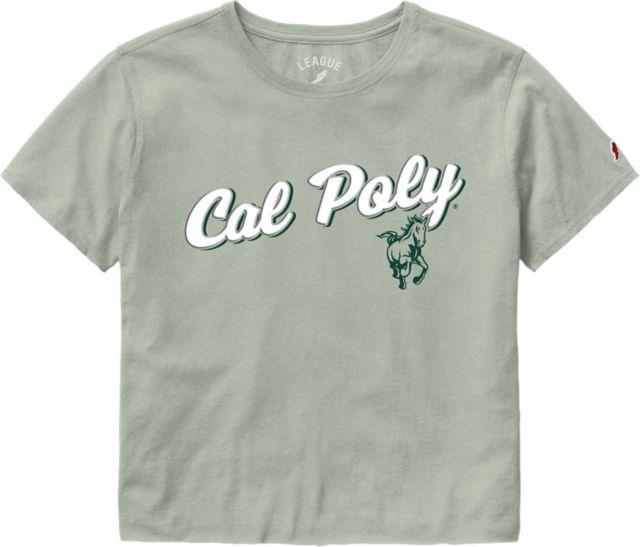 Cal Poly Mustangs Women's Crop Short Sleeve T-Shirt