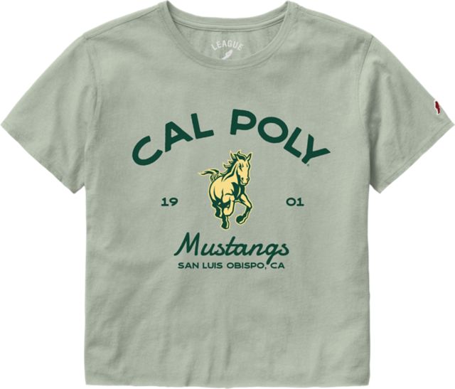 Cal Poly Mustangs Women's Clothesline Short Sleeve T-Shirt
