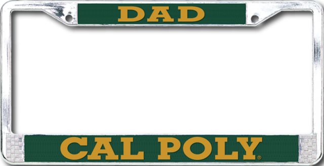 Cal Poly Mustangs Dad License Plate Frame