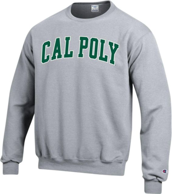 Champion Cal Poly San Louis Obispo Hoodie Adult S Sweatshirt Green Letterman