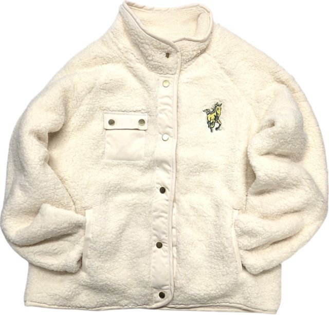 Cal Poly Mustangs Women's Sherpa Snap Jacket