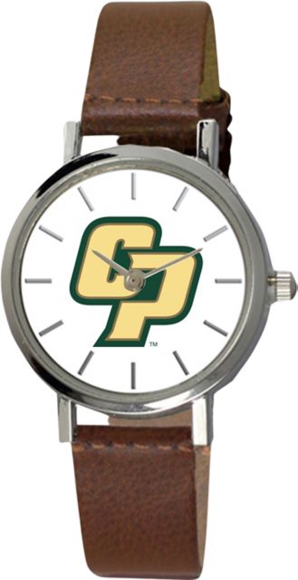 Cal Poly 28 mm Ladies Leather Watch