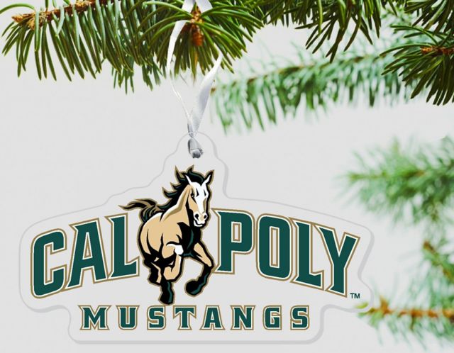 Cal Poly Candy Cane 3'' x 4'' Ornament