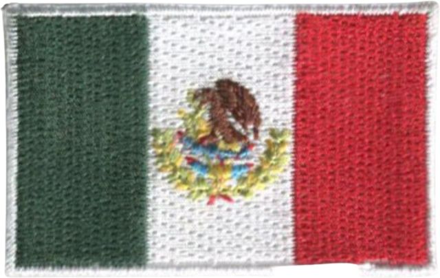 Cal Poly Mexico Flag Mini Patch