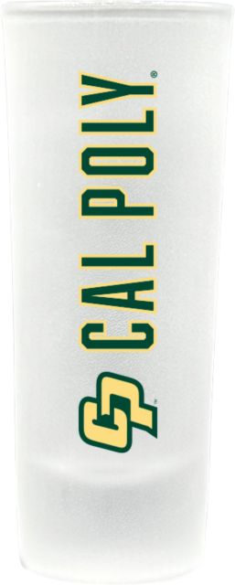 Cal Poly Frosted Collector's Glass