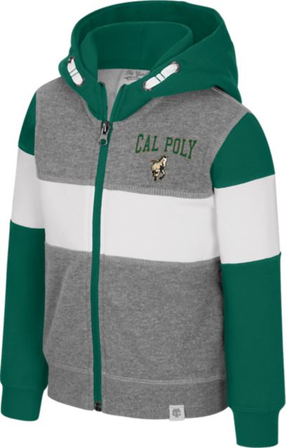 Cal Poly Mustangs Toddler Full Zip Hooded Sweatshirt