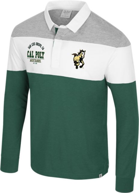 Cal Poly Mustangs Ground Floor Long Sleeve Rugby Polo