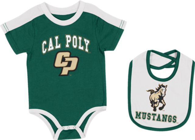 Cal Poly Pomona Broncos Infant Game Day Green Short Sleeve One Piece Jumpsuit by Vive La Fete, Infant / 12M