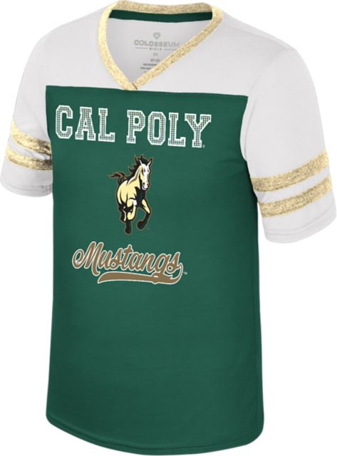 Cal Poly Mustangs Youth Girls Bling Short Sleeve T-Shirt