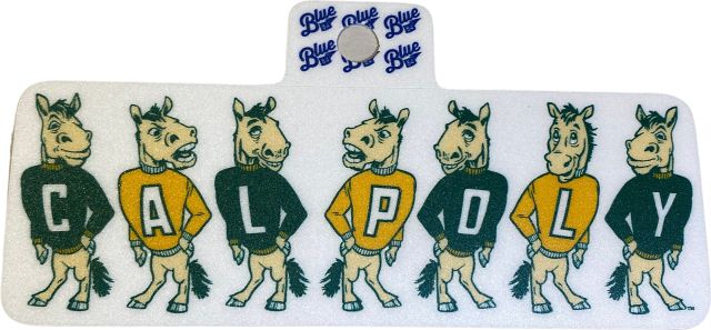 Cal Poly Mustangs Full Size Sticker