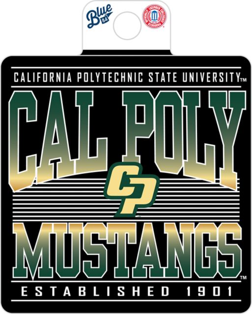 Cal Poly Mustangs Full Size Sticker