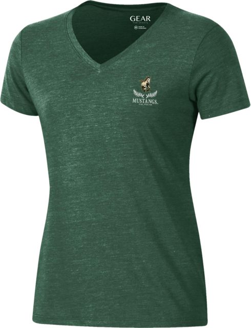 Cal Poly Mustangs Women's Triblend Short Sleeve T-Shirt