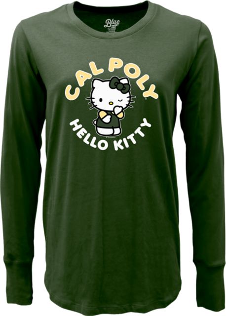 Cal Poly Mustangs Hello Kitty Women's Long Sleeve T-Shirt