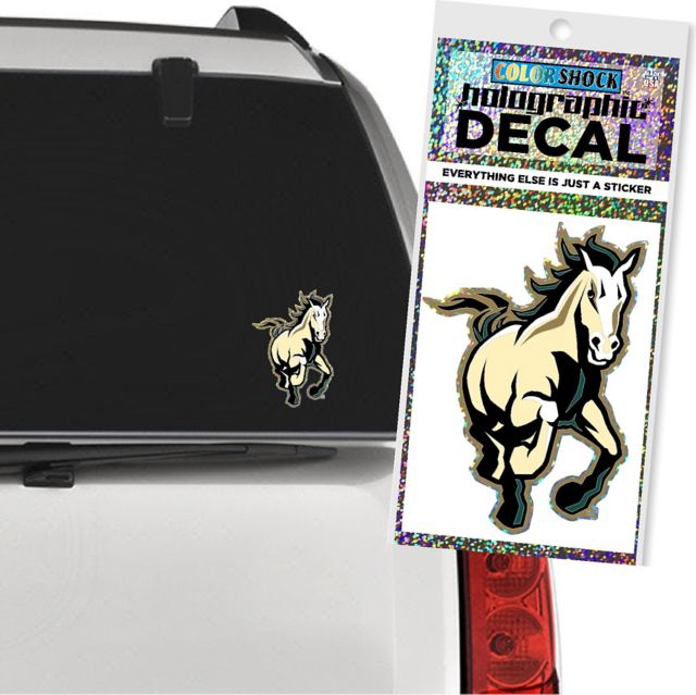 Cal Poly Mustangs Hologram Decal