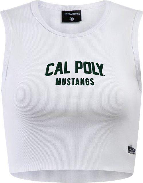 Cal Poly Mustangs Women's Cut Off Tank Top