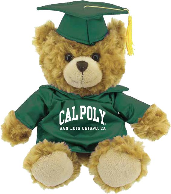 Cal Poly 10'' Graduation Bear