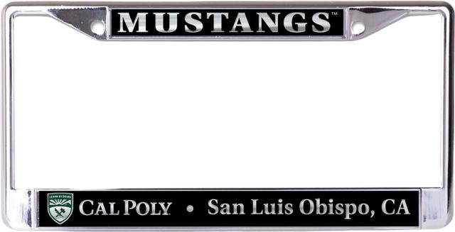 Cal Poly Mustangs License Plate Frame