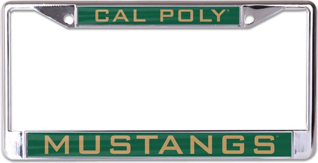 Cal Poly Mustangs License Plate Frame