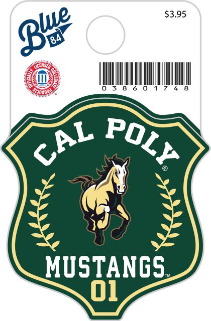 Cal Poly Mustangs Mini Sticker