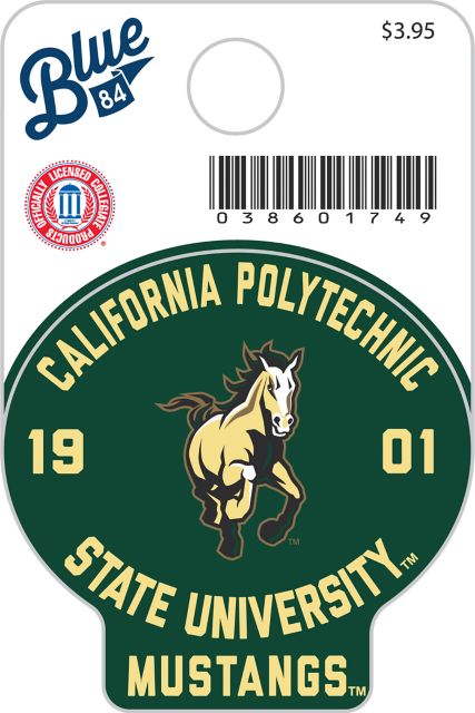 Cal Poly Mustangs Mini Sticker