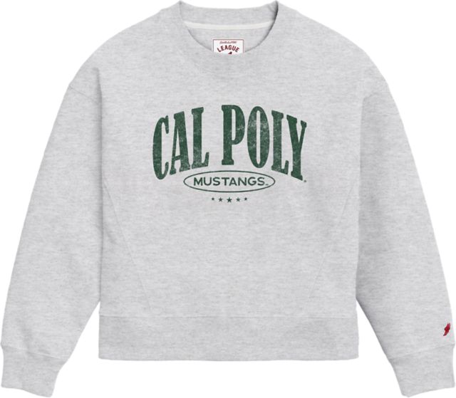 Cal Poly Mustangs Women's Boxy Crewneck Sweatshirt
