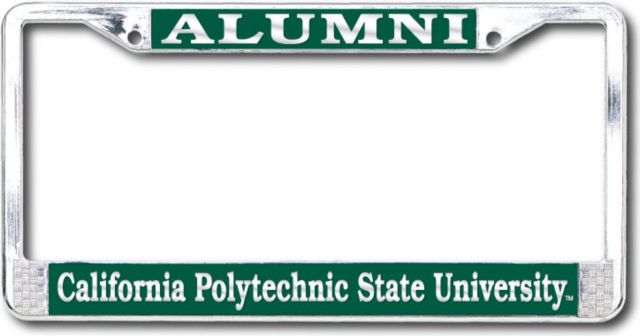 Cal Poly Alumni Polished License Plate Frame