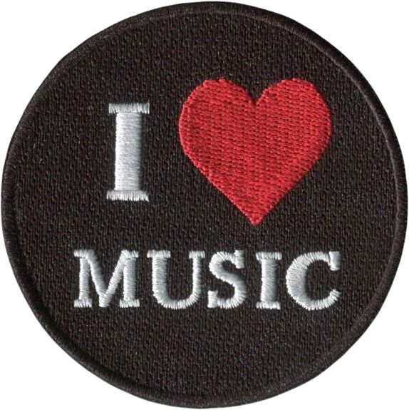Cal Poly I Love Music Patch