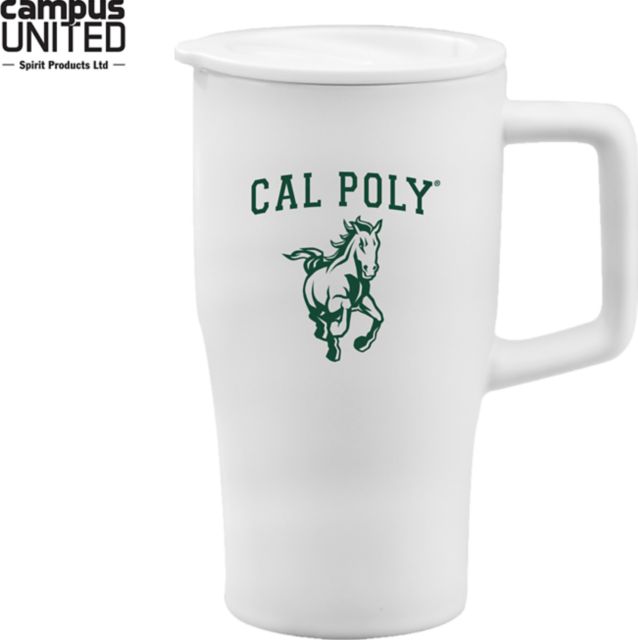 Cal Poly Mustangs Ceramic Travel Mug