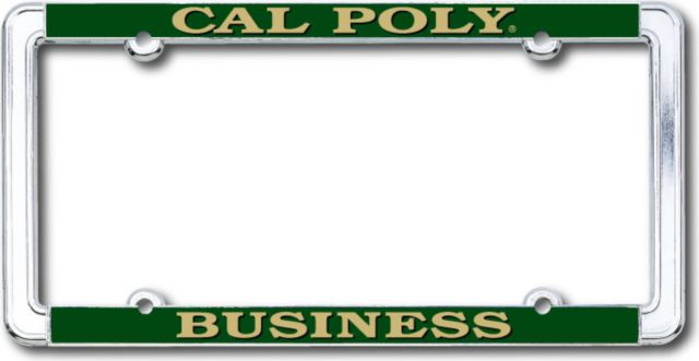 Cal Poly School of Business License Plate Frame