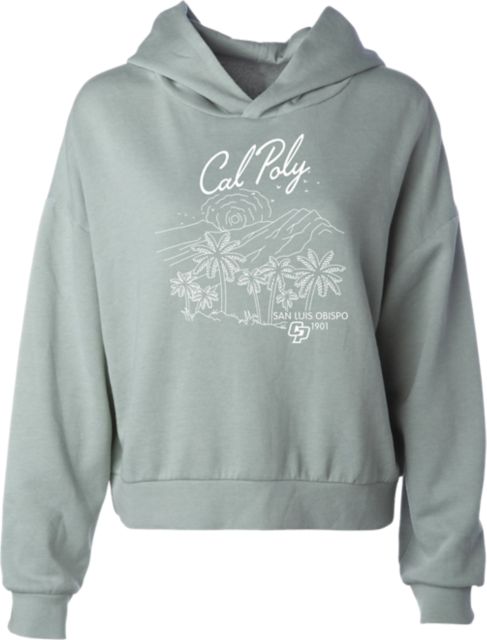 Cal Poly Women's Washed Hooded Sweatshirt