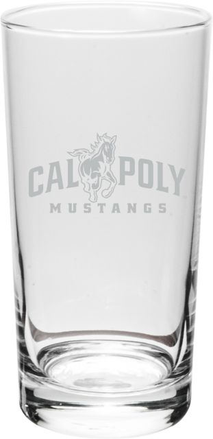 Cal Poly Mustangs 10 oz. Highball Glass