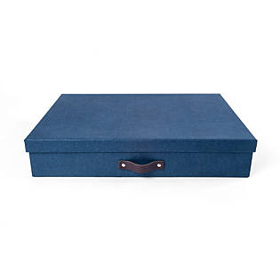 Blue super-sized art storage box - ONLINE ONLY: Boston College