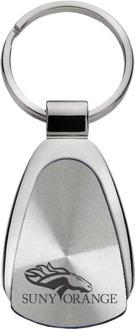SUNY Orange Teardrop Keychain