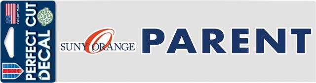 SUNY Orange Parent 3'' x 10'' Perfect Cut Decal