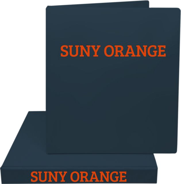 SUNY Orange 1'' Vinyl Binder