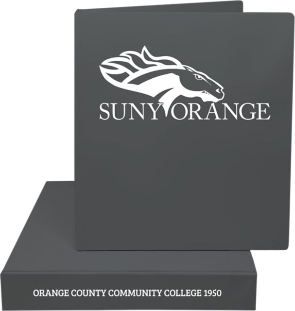 SUNY Orange 1.5'' Vinyl Binder