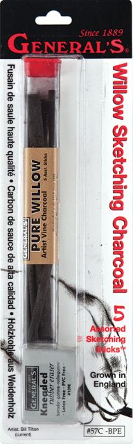 CHARCOAL WILLOW 5/STICK WITH ERASER