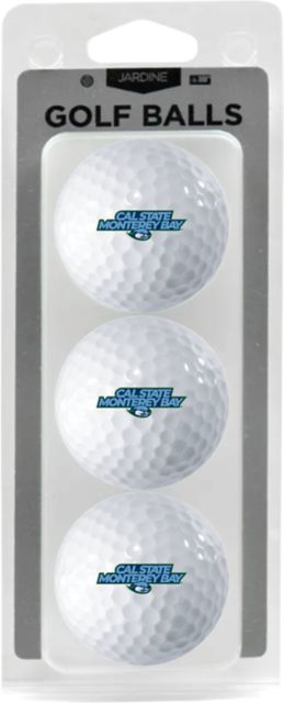 California State University Monterey Bay 3 Pack Golf Balls