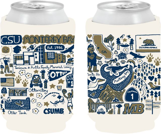 California State University Monterey Bay Julia Gash Can Coozie