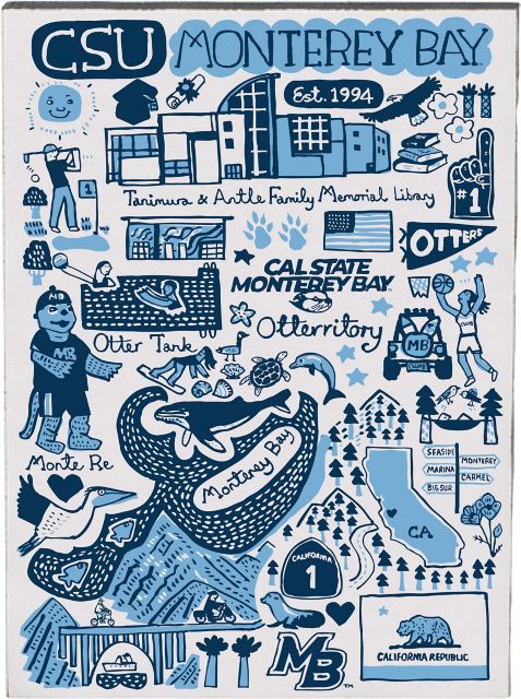 California State University Monterey Bay Jumbo Magnet